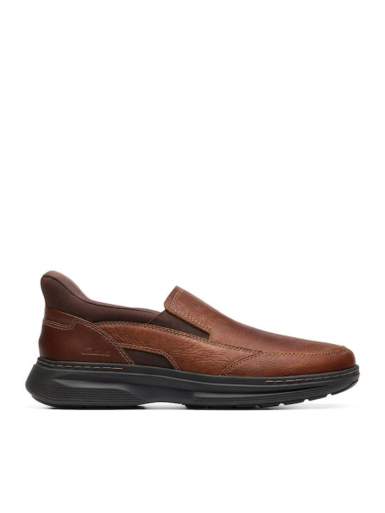 Step Men's Anatomic Leather Casual Shoes Brown