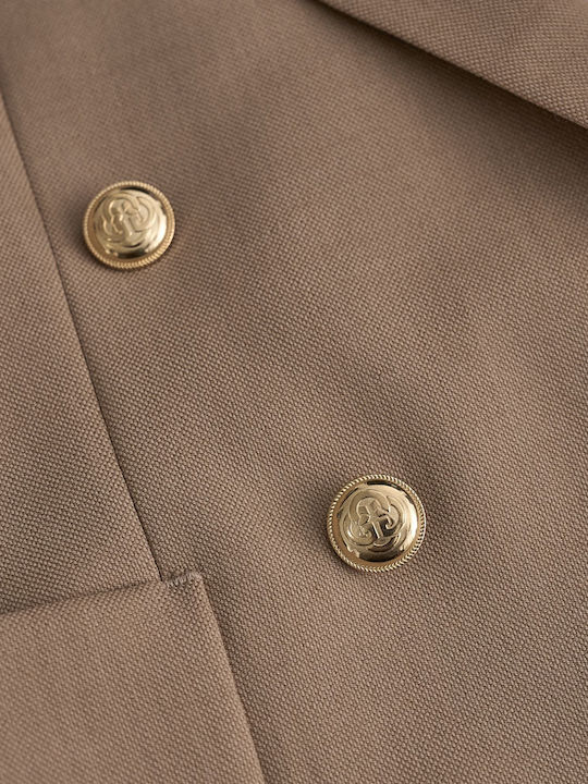 Gant Blazer pentru femei Sacou Tabac Brown
