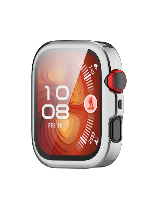 Protecție Carcasă de Silicon în culoarea Argintiu pentru Huawei Watch Fit 4 Pro