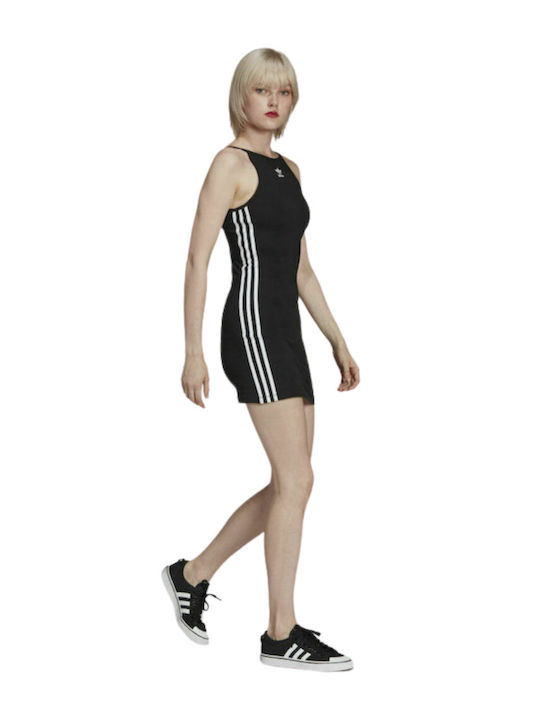 Adicolor Classics Summer Mini Athletic Sleeveless Black Dress
