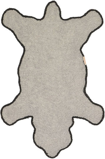 DOING GOODS Handmade Kids Rug Negru 143x97cm Thickness 20mm