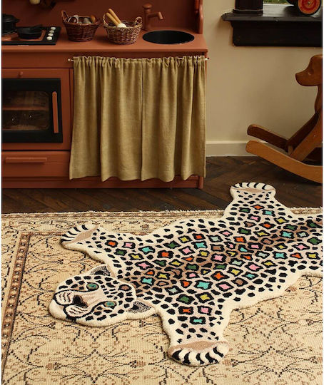 DOING GOODS Χειροποίητο Παιδικό Χαλί Μάλλινο 150x90cm Πάχους 20mm