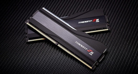 G.Skill TRIDENT Z5 RGB DDR5 128GB RAM με 2x64GB Modules και Ταχύτητα 6400 για Desktop