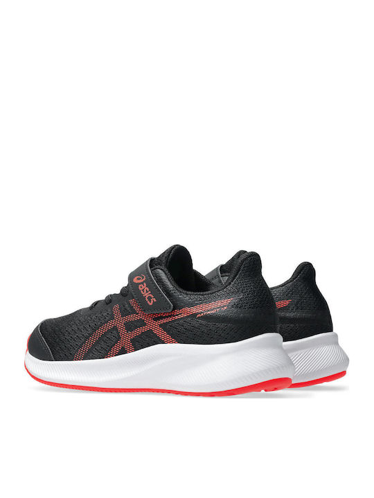 Patriot 13 Ps Kids Sports Shoes Running with Hoop & Loop Closure Black
