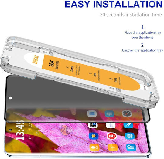 Enkay Easy Installation Full Privacy Tempered Glass Oneplus 13 Black
