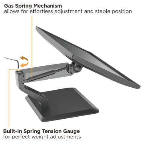 Blackmount LDT35-T01 Стойка Монитор до 32" с Рамо Черна