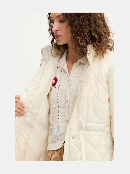 Women's Lifestyle Jacket for Winter Beige
