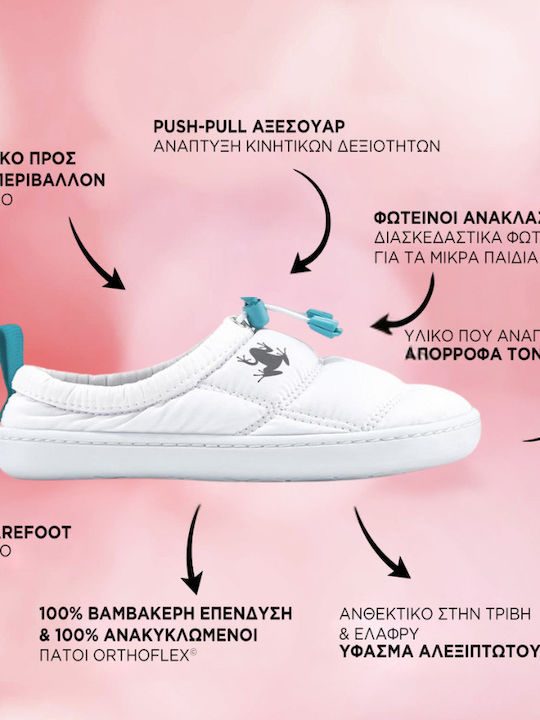 Kinder Sneaker Barfuß Slip-On Weiße