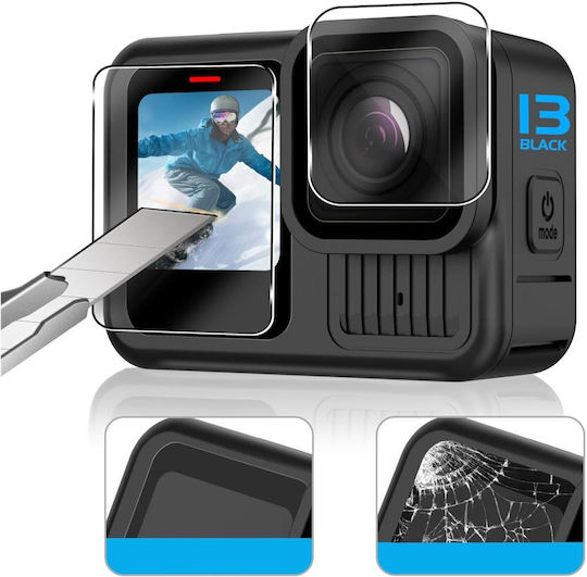 Tempered Glass Tech-protect Glass Fit+ 2-set Gopro Hero 9 10 11 12 Clear