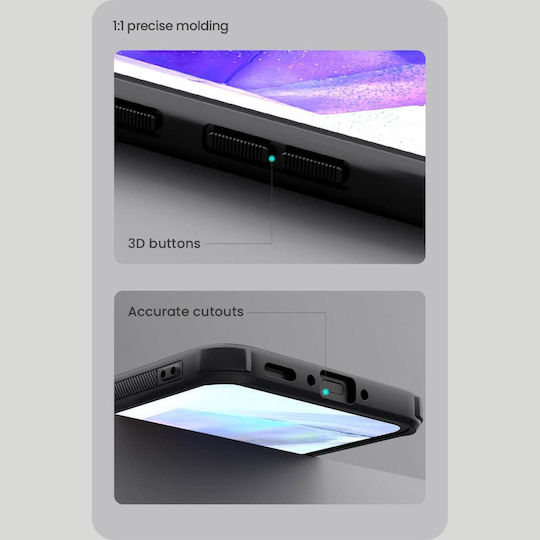 Nillkin Super Frosted Pro Magnetic Back Cover Plastic / Silicon Impermeabil Negru (Galaxy A56)