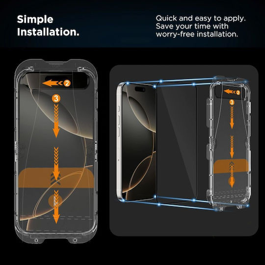 Tech-Protect Quick Set Spy+ Privacy Tempered Glass 2buc (iPhone 15)