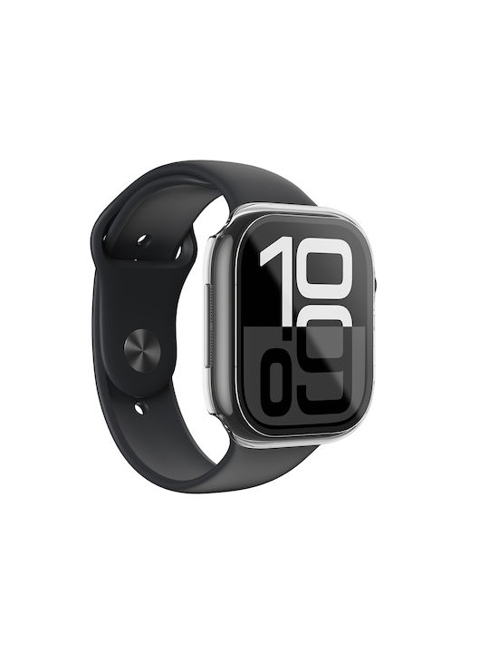 AmazingThing Plastic Case in Transparent color for Apple Watch 46mm