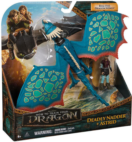 Spin Master How To Train Your Dragons & Vikings - Deadly Nadder & Astrid για 4+ Ετών