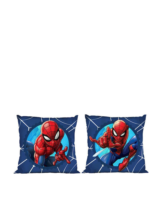 Dimcol Kids Decorative Pillow Spiderman Double Sided 40x40cm