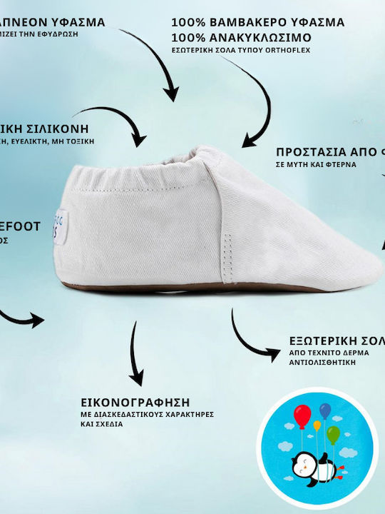 Παντόφλες Γαλάζιες Recycled Canvas