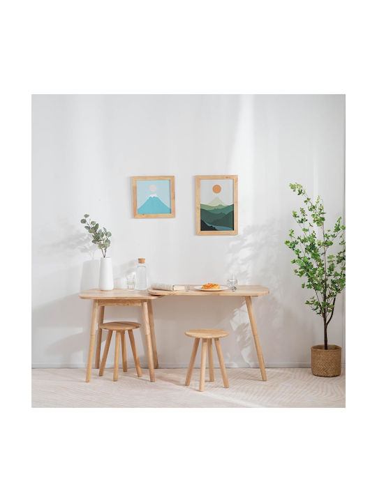 Scaune Camera de zi Lemn Nextdeco Natural 34.5x34.5x46.5buc
