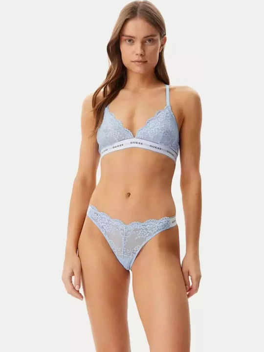 Guess Women's Bralette Bra Blue