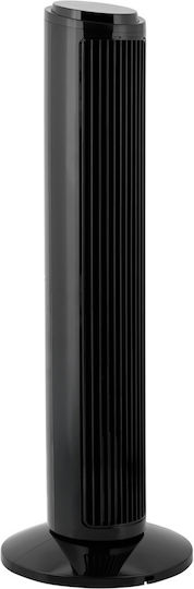Teesa Tower Fan 50W with Remote Control Black