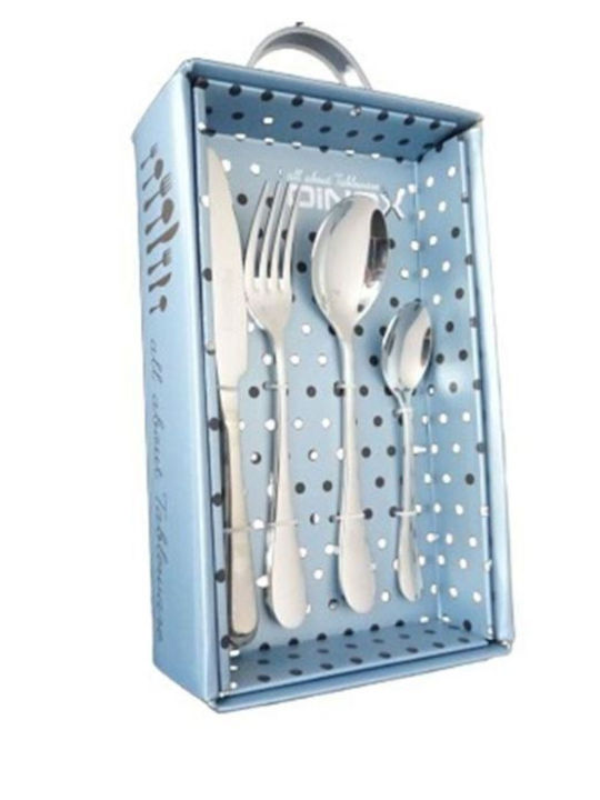 Dinox Nis Cutlery Set Silver 30pcs