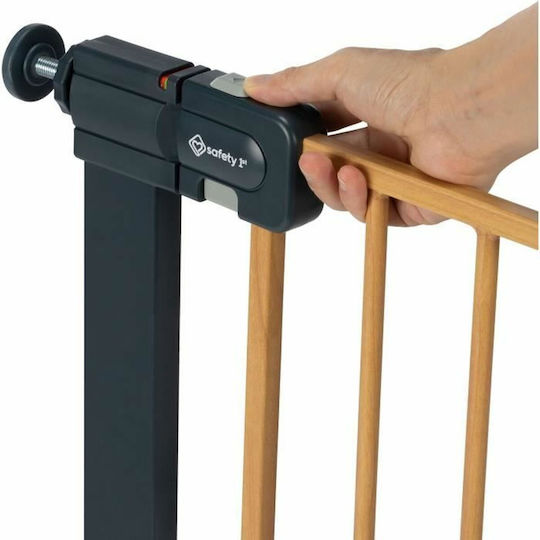Safety 1st Easy Close Security Door Metal in Black Colour 80x80cm