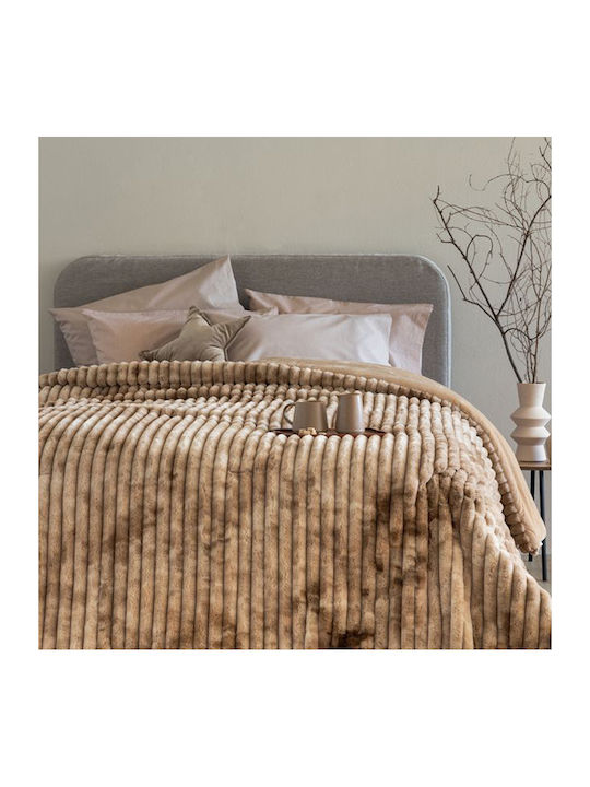 Palamaiki Bettbezug Großes Doppelbett 220x240cm TIDI/2 Beige 840 GSMGsm