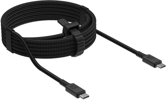 Xtorm Braided USB 2.0 Cable USB-C male - USB-C 240W PD Μαύρο 1.5m CX3091