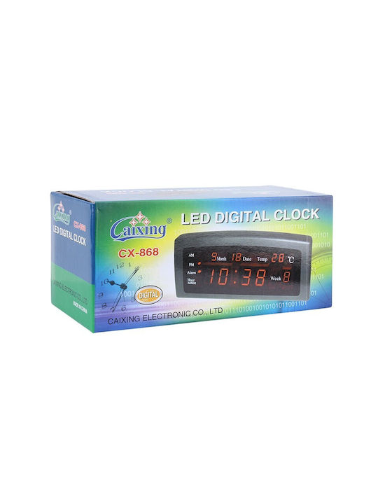 Tagliatore Ceas De Masă Digital Led Din Plastic Cu Ceas Deșteptător Roșu VOLT868R