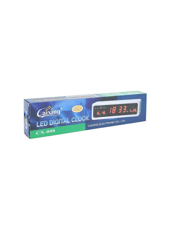 Tagliatore Ceas de Perete Digital Plastic Transparent 31.5x8.5cm