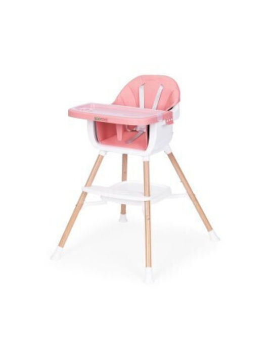 Ecotoys Baby Highchair 2 in 1 Pink HC508