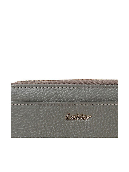 Klein Leder Damen Geldbörse Klassisch mit RFID Khaki