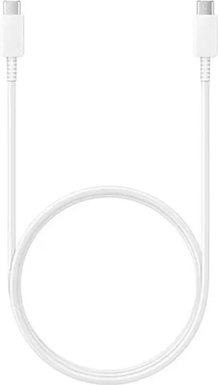 Samsung Ladegerät mit USB-C Anschluss und Kabel USB-C - USB-C 45W Weißs (EP-TA845EWE + EP-DW767JWE Bulk)