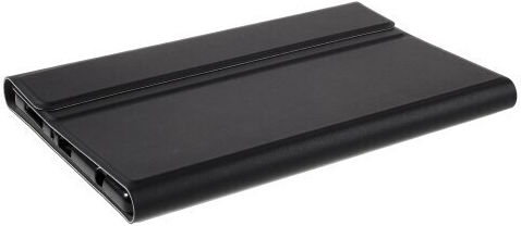 Klappdeckel Synthetisches Leder mit Tastatur Englisch US Schwarz (Galaxy Tab A7 Lite) 104100433A
