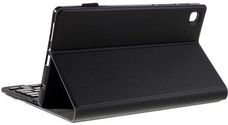 Klappdeckel Synthetisches Leder mit Tastatur Englisch US Schwarz (Galaxy Tab A7 Lite) 104100433A