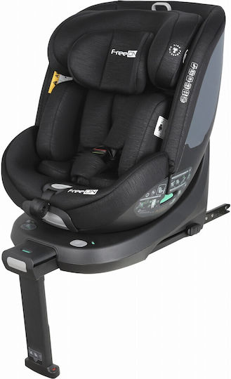 FreeOn Детско Столчето За Кола i-Размер с ISOfix Черно