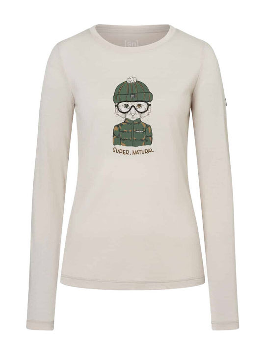 Damen Bluse Ecru