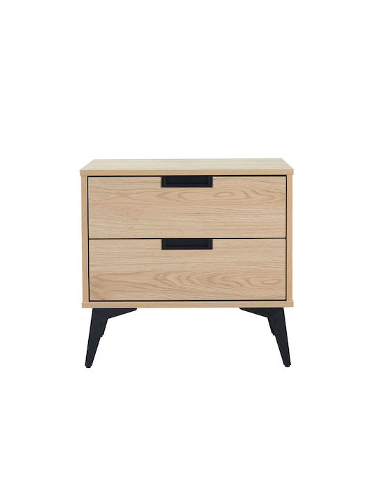 Nachttisch Neon Beige 58x39x55cm