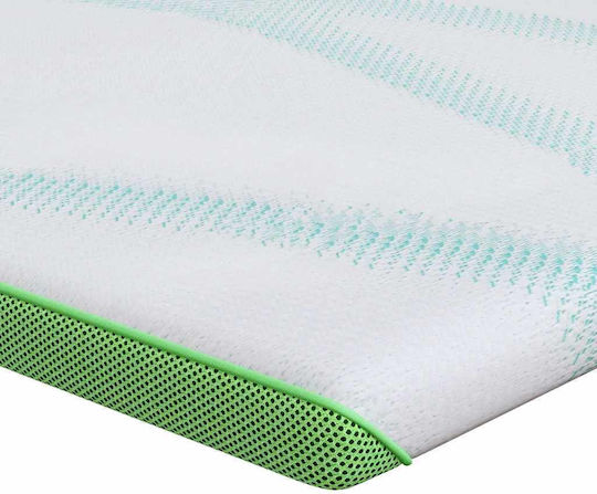 vidaXL Ανώστρωμα Μονό Polyester 70x200x6εκ.