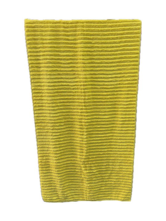 Badehandtuch 70x140εκ. Light Yellow Gewicht 560gr/m²