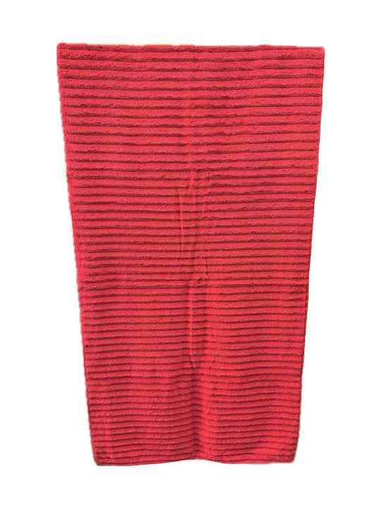 Prosop de corp 70x140cm. Roșu Greutate 560gr/m²