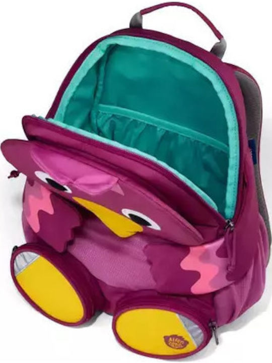 Affenzahn Backpack School Bag Kindergarten With Water Bottle Holder Purple 8 Litre 20 x 12 x 31cm
