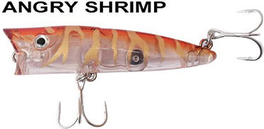 Ryuji Nălucă Artificială Popper 7buc/8.5gr Olive Shrimp