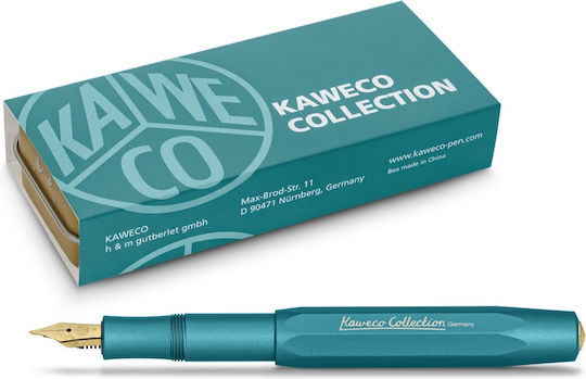 Kaweco Collection Iguana Writing Pen Blue with Blue Ink