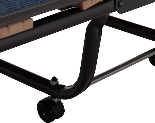 Πτυσσόμενο Ράντζο με Στρώμα 9cm Μονό 182x80εκ.