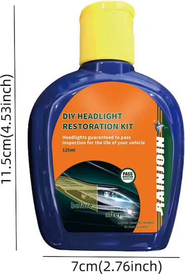 Lichid Curățare a Farurilor Auto 125ml