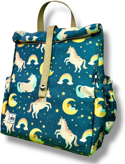 The Lunch Bags School Insulated Handheld Lunch Bag 8 Litre Unicorns 26x19x28cm