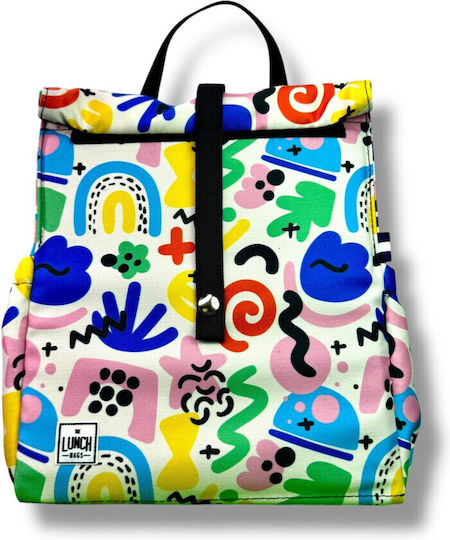 The Lunch Bags School Insulated Handheld Lunch Bag 8 Litre Multicolour 26x19x28cm