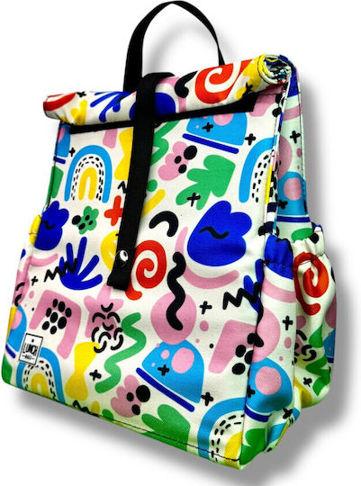 The Lunch Bags School Insulated Handheld Lunch Bag 8 Litre Multicolour 26x19x28cm