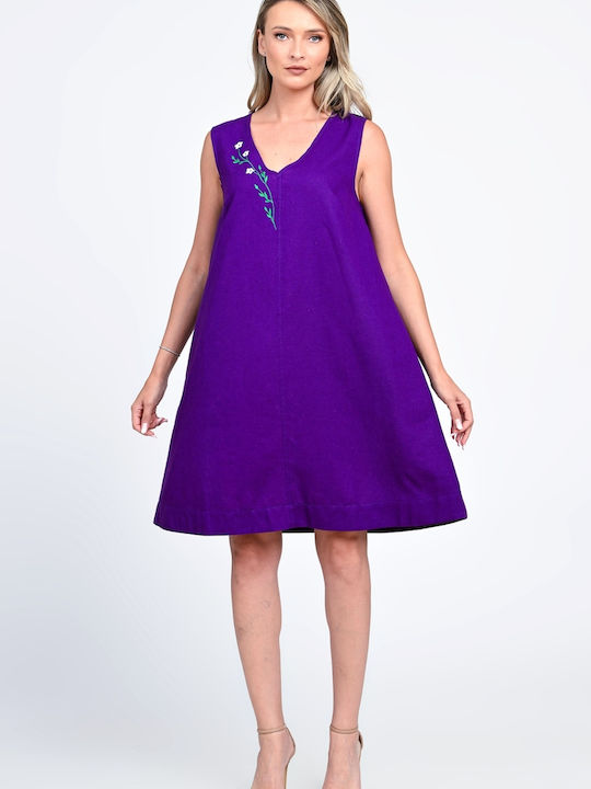 Rochii De Vară Pentru Femei Mini Rochie Violet
