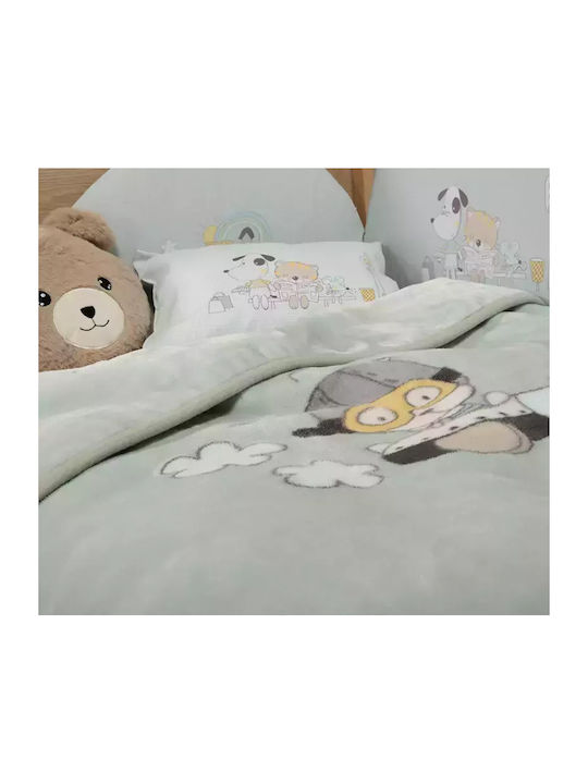Nef-Nef Homeware Κουβέρτα Misty Blue