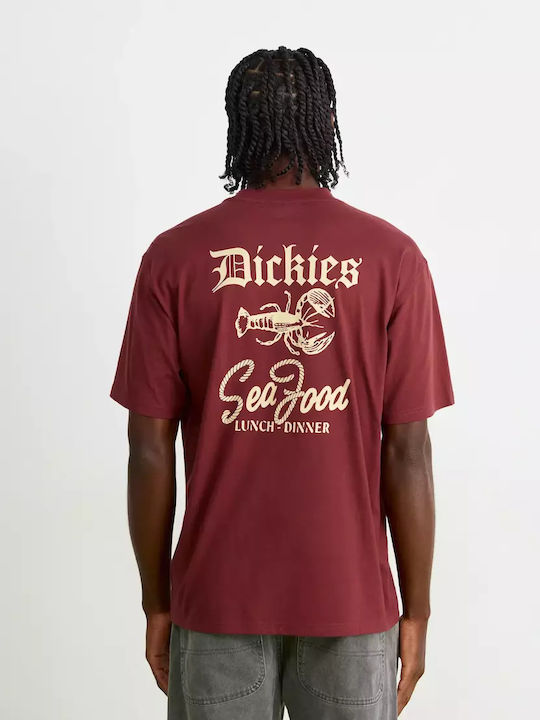 Diner T-shirt Μπορντό
